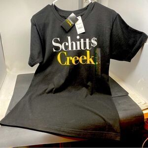 Schitt’s Creek - Mens Black Tee NEW